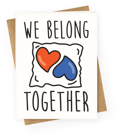 We Belong Together Tide Pod Greeting Card - Happy Mothers Day Friend Funny (484x484), Png Download