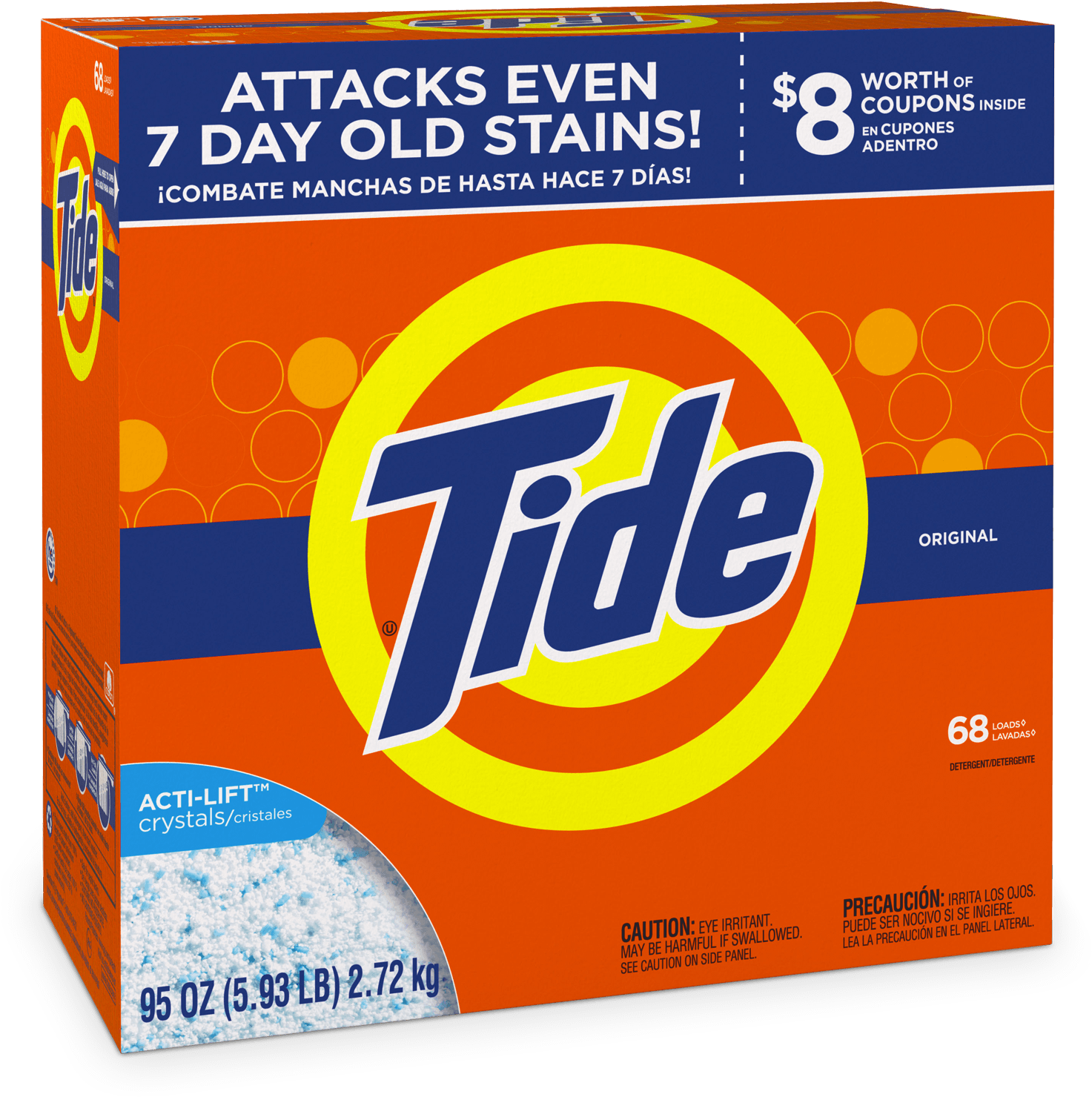 Washing Powder Tide Png - Tide Original Scent Powder Laundry Detergent 102 Loads (1600x1600), Png Download