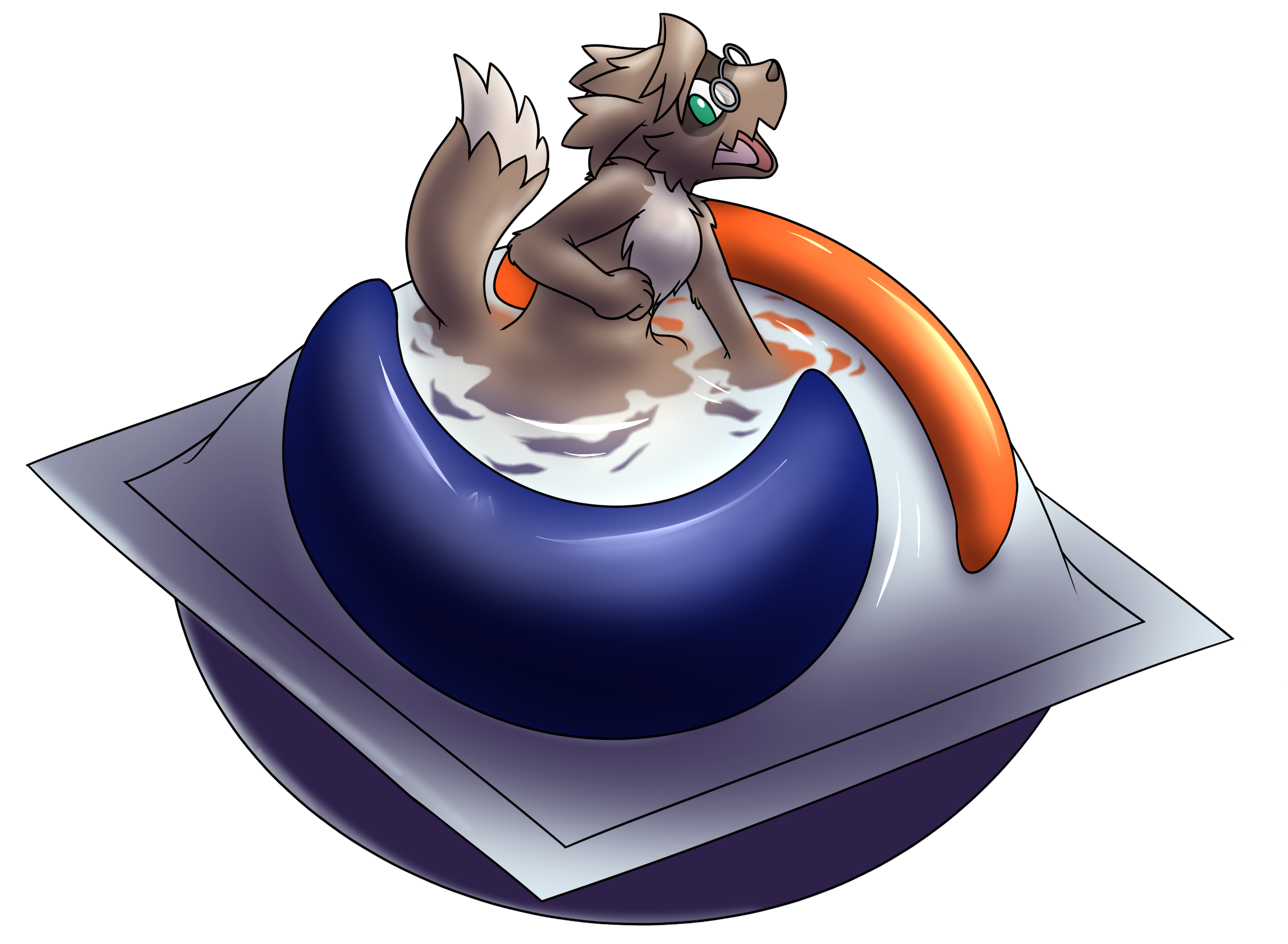 [1193] Tidepod By Rawr - Cartoon (2400x1800), Png Download
