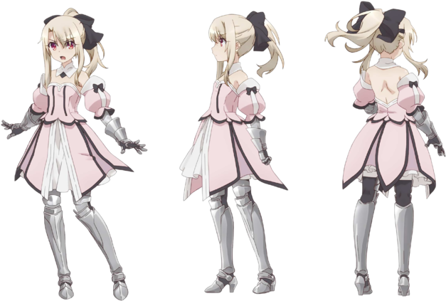 Ilya Saber Lily - Lily Fate Grand Order (640x436), Png Download
