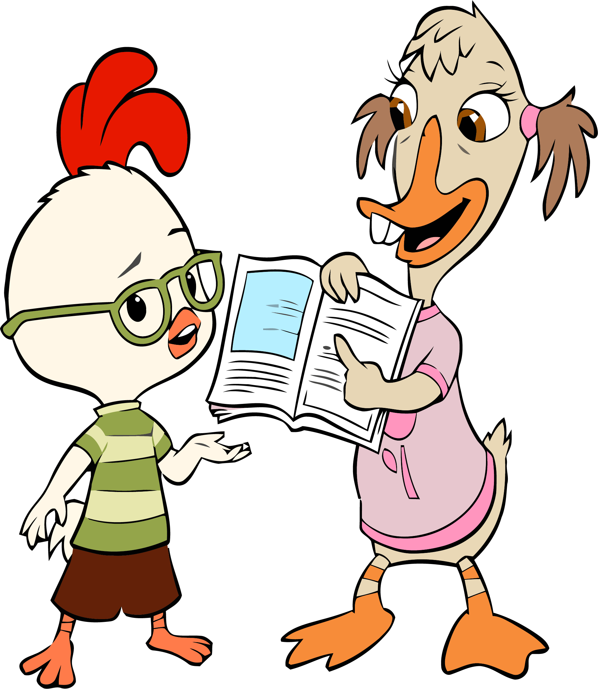 Download - Disneyland Mascots Chicken Little (1943x2238), Png Download
