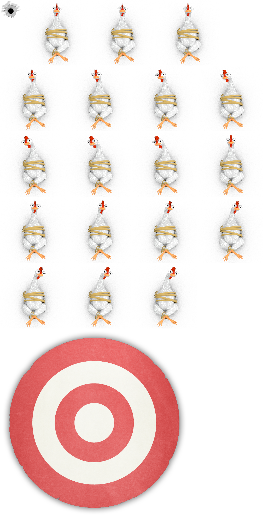 If You Need A Struggling Chicken - Chicken Man Sprite (1024x2048), Png Download