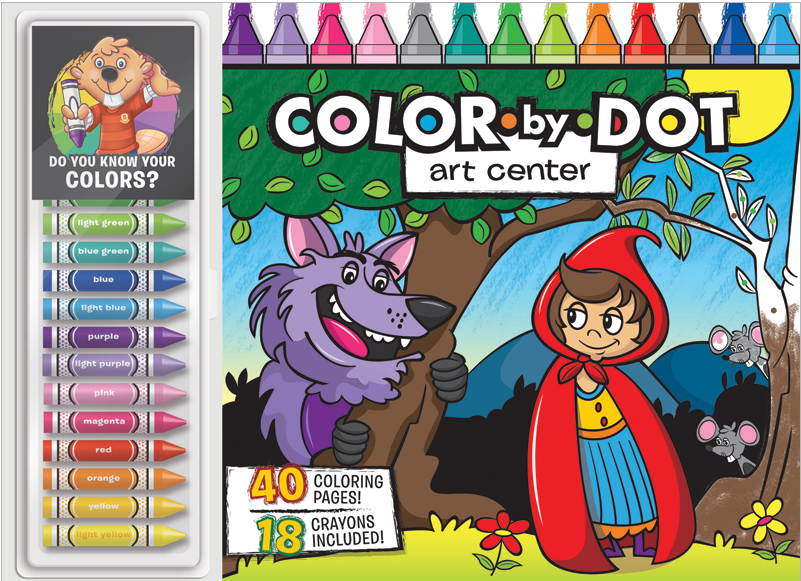Color By Dot Floor Pad - Color-by-dot (800x1024), Png Download