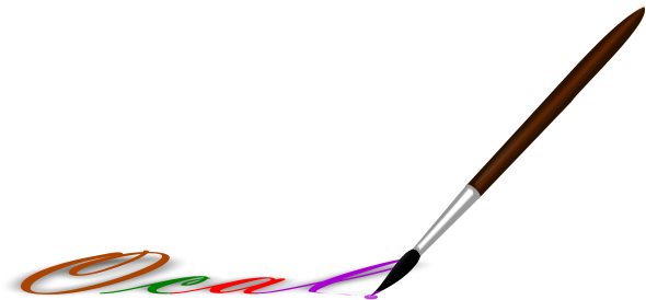 Painting Brush Clipart Png (600x285), Png Download