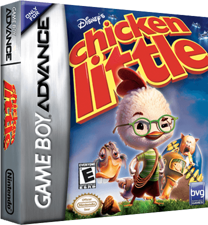Chicken Little - Super Mario Advance 2 Box (456x528), Png Download