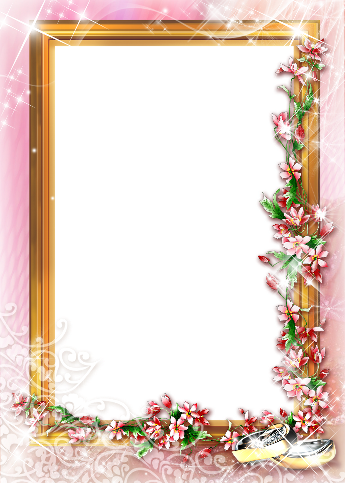 Publicado Por Liliana En - Cadre Photo Mariage Png (1143x1600), Png Download
