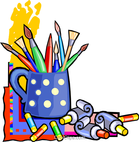 Paint Brushes And Paint Tubes - Tintas E Pinceis Png (469x480), Png Download