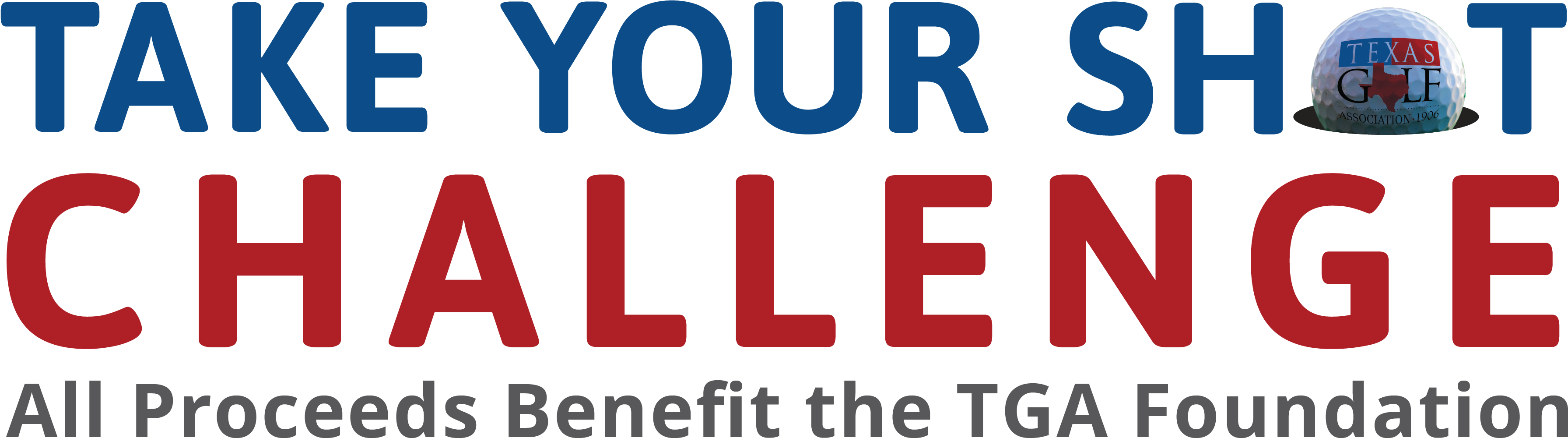 Texas Golf Association Take Your Shot Challenge Png (3957x1427), Png Download