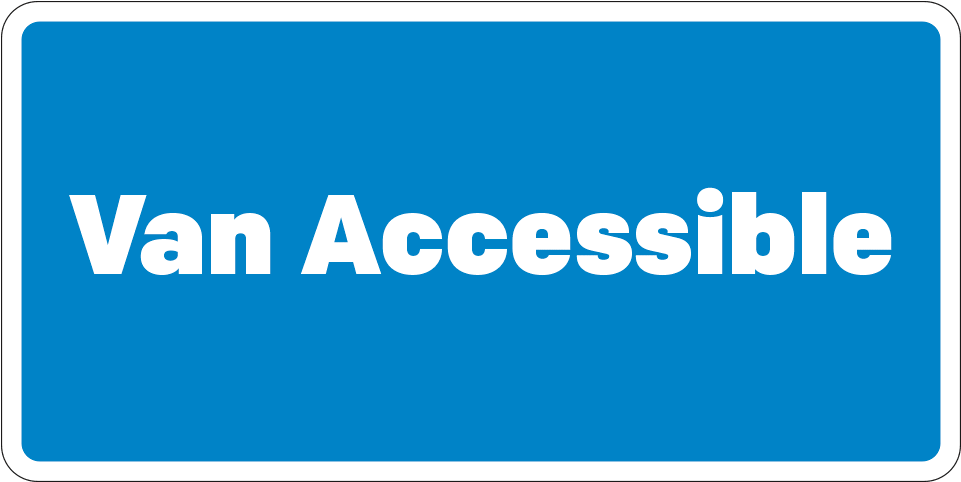 Van Accessible Handicap, 12" X 6" - Coupon (1000x1000), Png Download