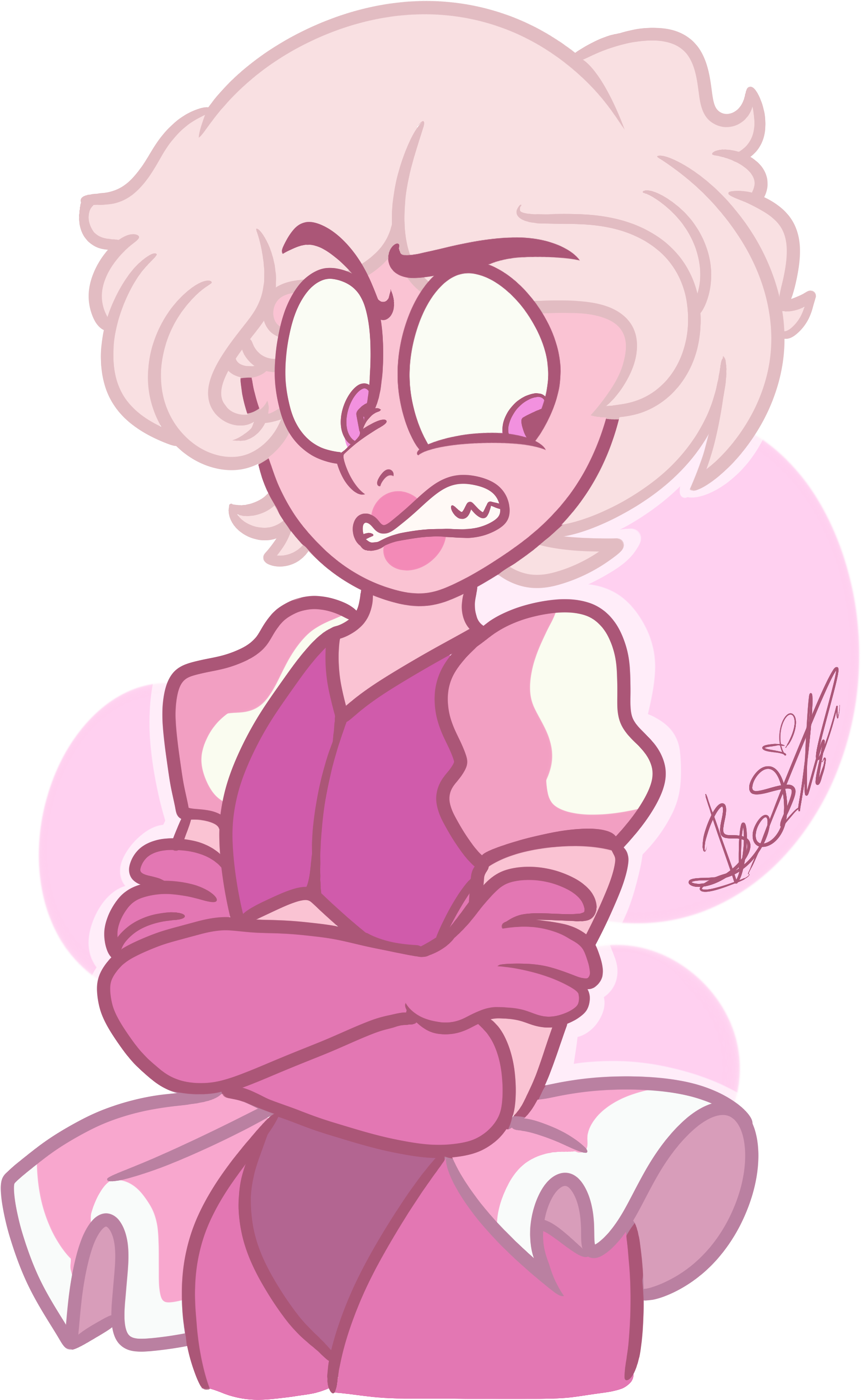 Fanartprissy Pink Diamond - Pink Diamond Fanart (2087x3273), Png Download