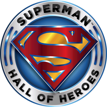 Superman Hall Of Heroes Logo - Backgarden Peacock Superman Custom Foldable Rain Umbrella (354x354), Png Download