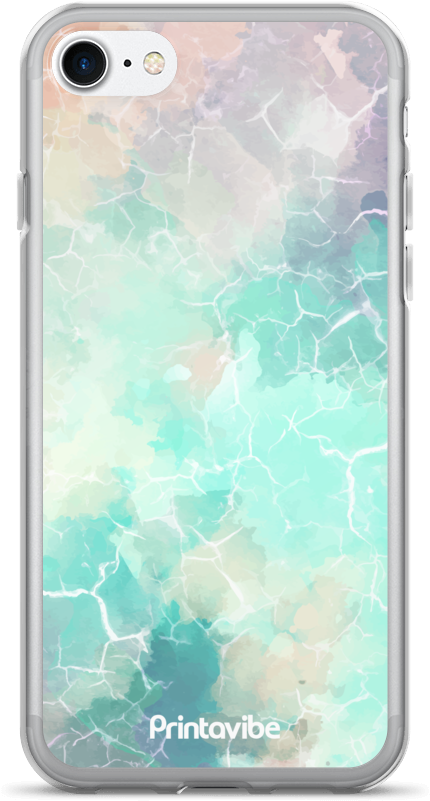 Pastels Watercolour Iphone Case - Pink Polka Dot Iphone 7 Case (1000x1000), Png Download