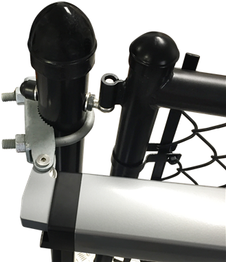 Galvanized Bracket To Mount Samson-2 To Chain Link - Locinox Sb-4015, Galvanized Bracket To Mount Samson (389x400), Png Download