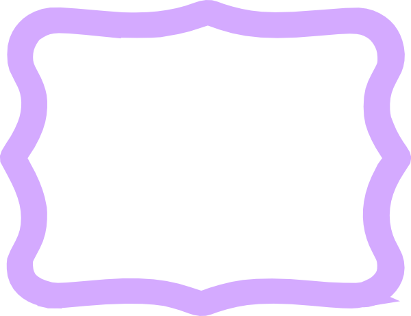 Lilac Clipart Clip Art - Lavender Clipart Frame (600x462), Png Download