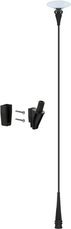 Reusable Vinyl 1 Balloon A-frame Bracket Kit - Lampshade (750x750), Png Download