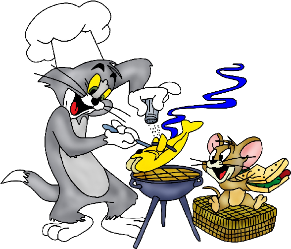 Cartoon Grid Tom And Jerry Clipart - Tom And Jerry Png (600x600), Png Download