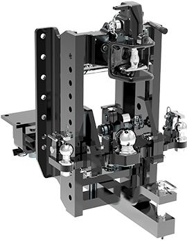 Trailer Hitch Kit With Slider Frame, Automatic Clevis, - Milling (350x350), Png Download