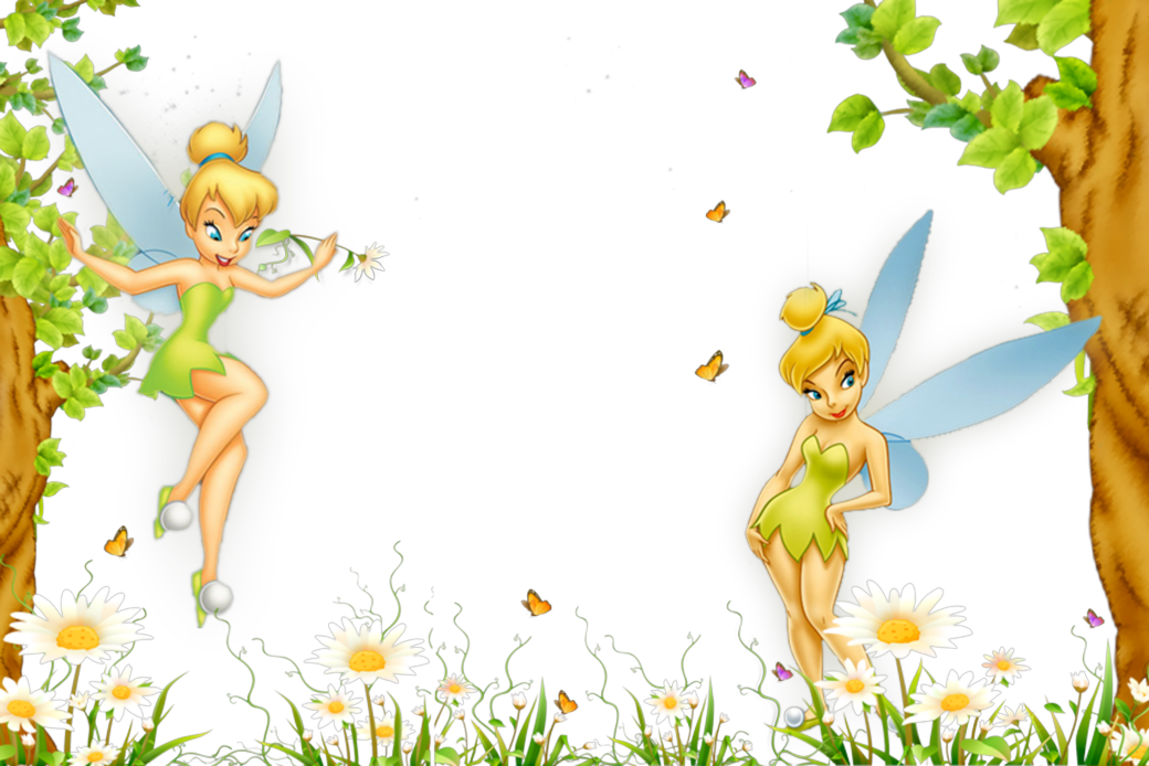 Campan - Tinker Bell Slim Stickers (1040x694), Png Download