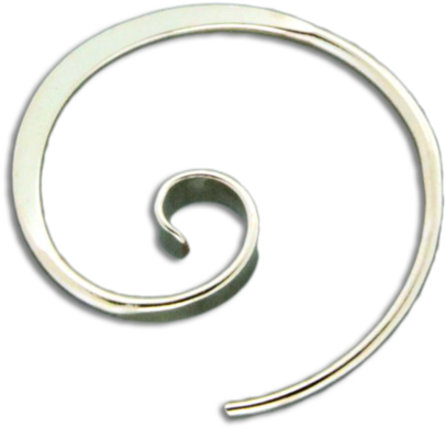 Forged Koru Earrings - Gold-filled Jewelry (480x480), Png Download