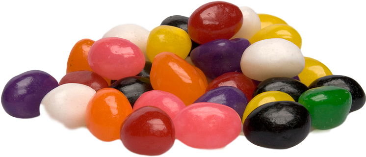 Rainbow Jelly Beans - Jelly Beans 1 Lb Bag - Bulk Sizes (801x421), Png Download