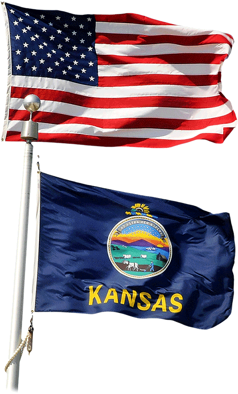 Update Governor Jeff Colyer Orders Flags To Continue - Flag Of The United States (498x810), Png Download