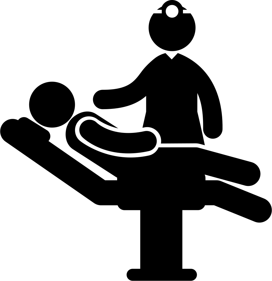 Medical Doctor And A Patient On A Stretcher Bed Comments - Patient Icon Png (950x981), Png Download