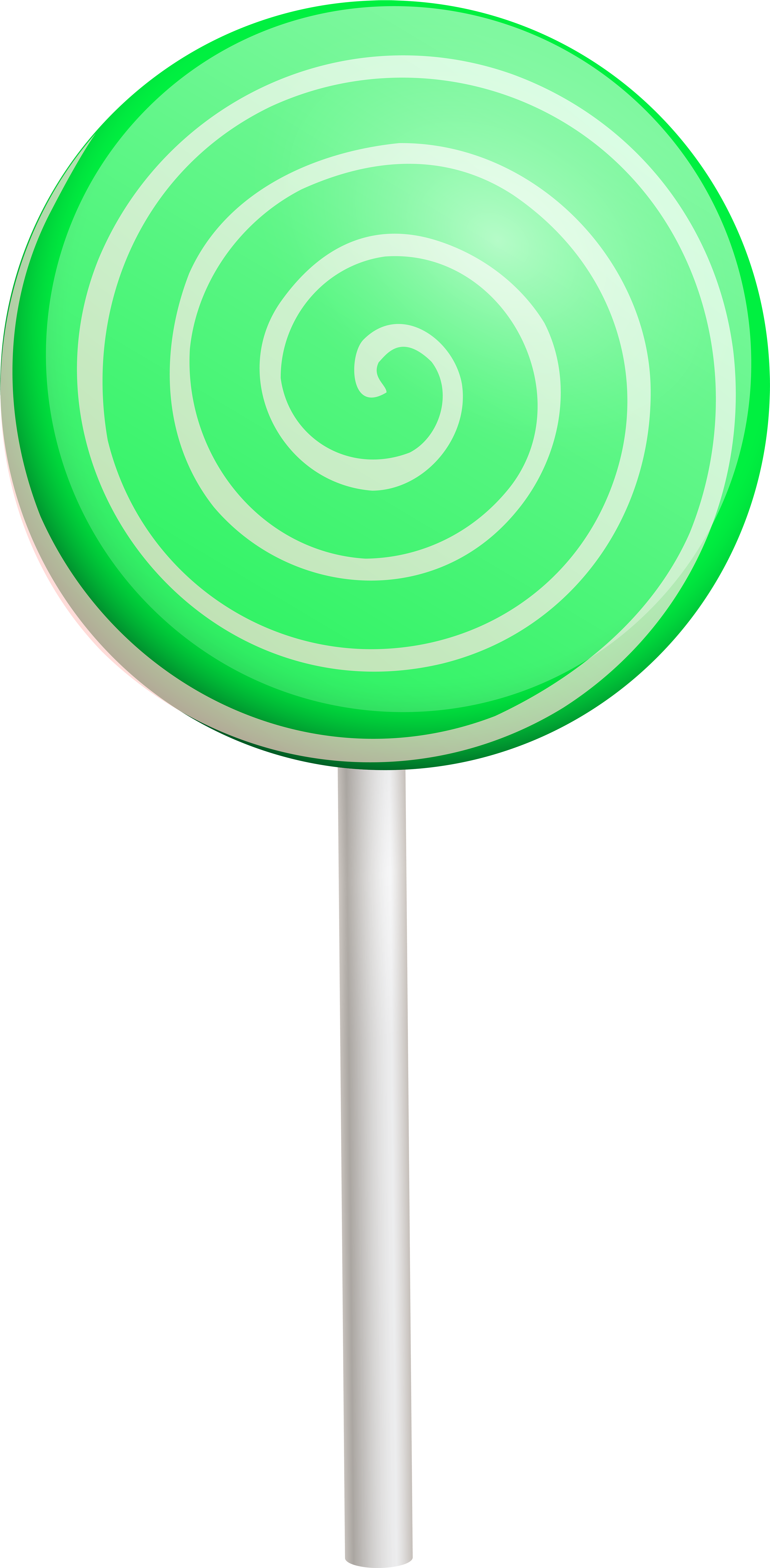 Green Png Clip Art Image Gallery Yopriceville - Green Swirl Lollipop Clipart (3969x8000), Png Download