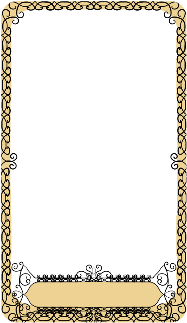 Tarot Border - De Mestre Bimba (400x668), Png Download