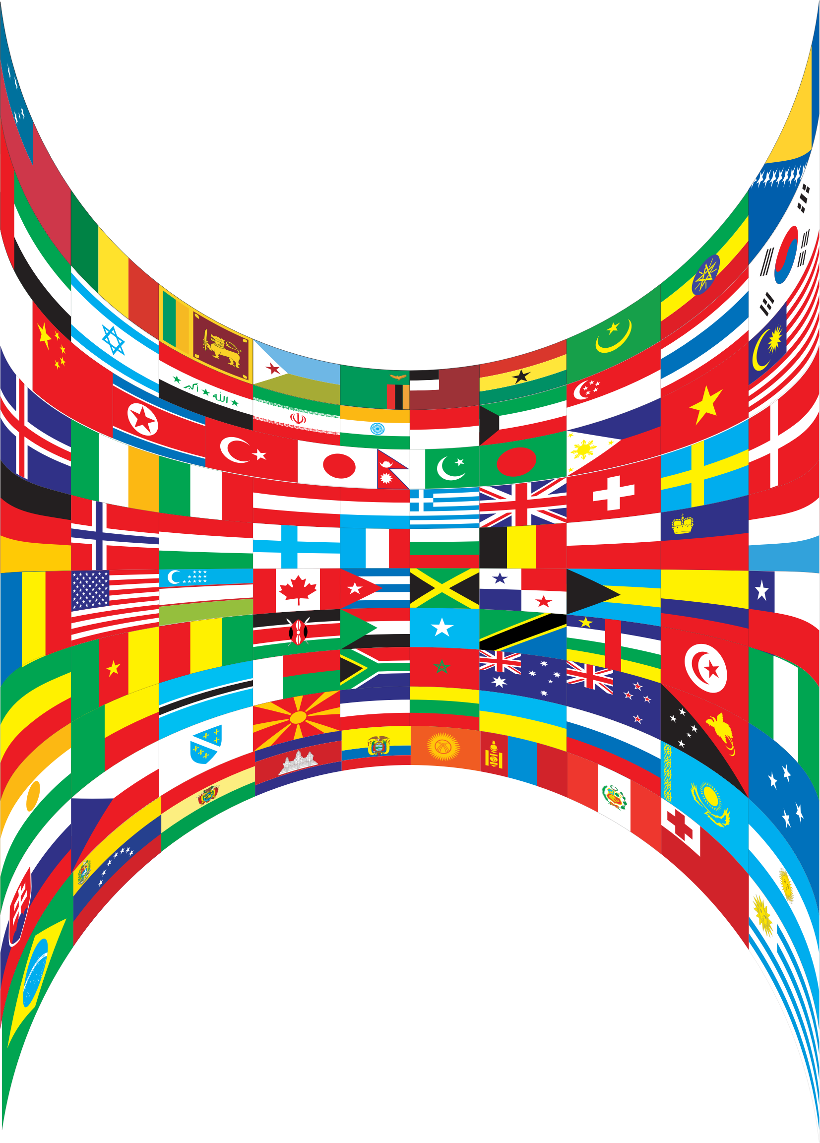 This Free Icons Png Design Of World Flags Perspective (1653x2304), Png Download