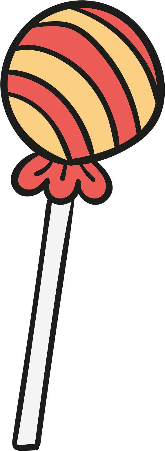 Download Cartoon Candy Clip Art Transprent Png Free - Lollipop Drawing PNG  Image with No Background 