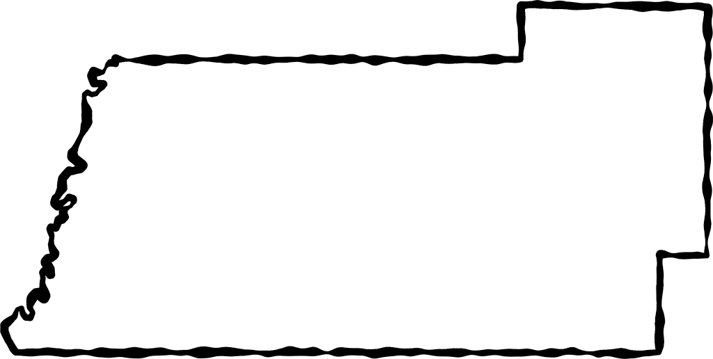 A Map Of Pasco With A Black Squiggle Outline - Pasco County Outline (1024x516), Png Download