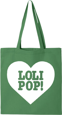 I Love Lolipop Records - Tote Bag (400x500), Png Download