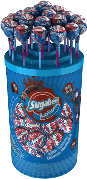Sugabee 3d Football Lollipop - Lollipop (297x600), Png Download