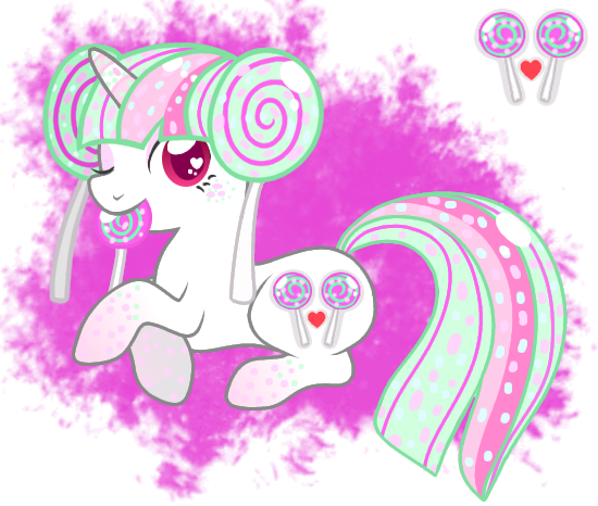 Suzuii, Candy, Food, Lollipop, Oc, Oc Only, Pony, Safe, - Cartoon (550x466), Png Download