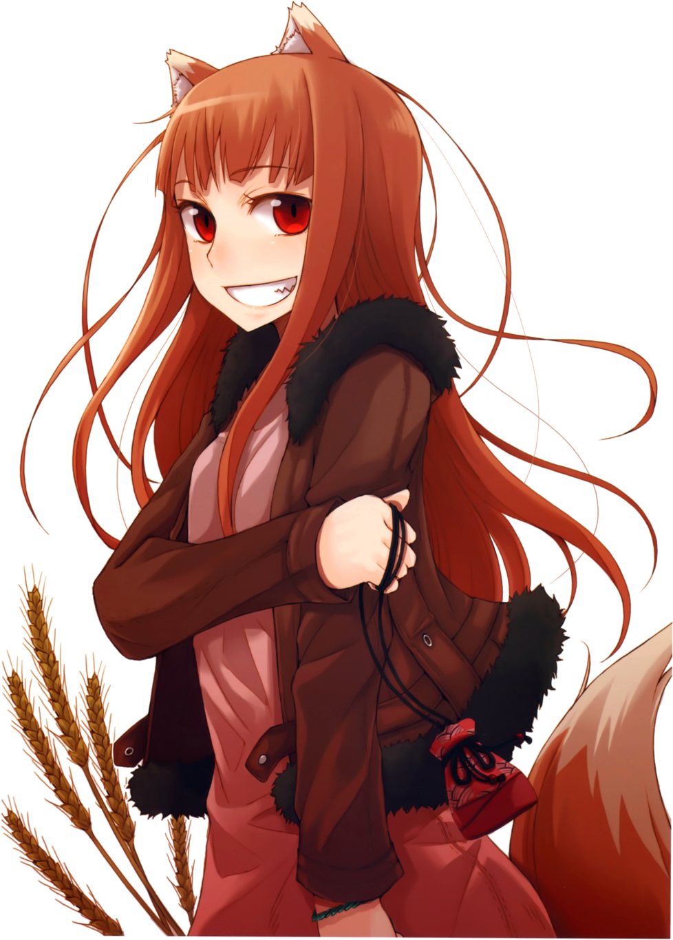 Spice And Wolf Clipart Wolf Holo - Spice And Wolf Fan Art (1024x1418), Png Download