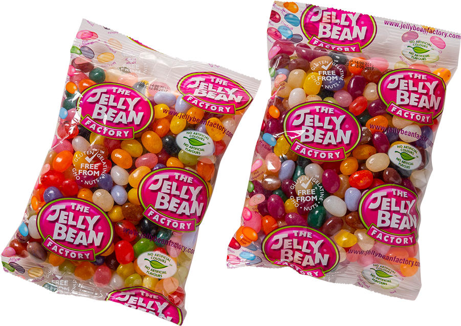 Download Bean Machine Refill Bags Jelly Bean Factory PNG Image with No Background
