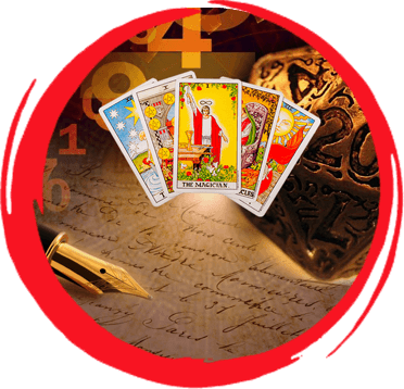 Handwriting Analysis, Numerology, Tarot Card Reading - Tarot Reading Png (372x358), Png Download