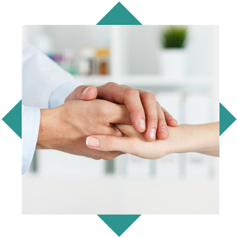 Reg Patient Safety - Doctor Caring Hand (500x500), Png Download