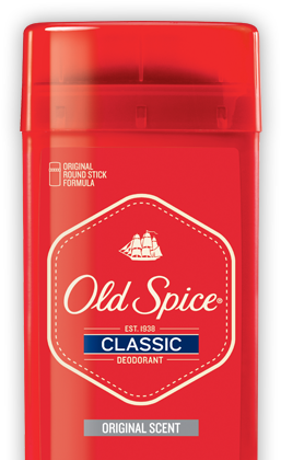 The Manual's Six Favorite Deodorants - Old Spice Classic Deodorant Stick, Original Scent (305x440), Png Download