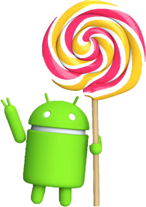 The Next Os Version The Twelveth Update Of Android - Android Lollipop Logo Png (564x712), Png Download