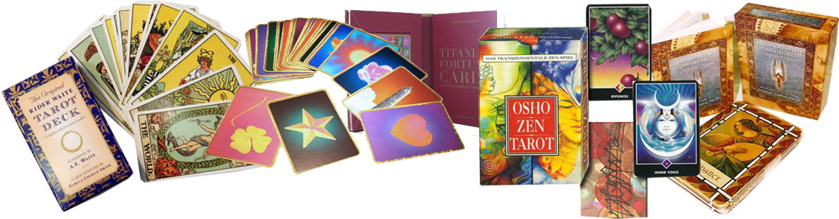 Rider Waite Tarot Cards - Tarot Cards Hd Png (1200x310), Png Download