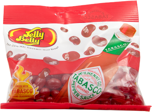 Tabasco Jelly Belly Jelly Beans - Jelly Belly Tabasco Beans - 3.1 Oz Bag (600x600), Png Download