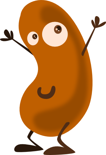 Jelly Bean Clipart - Bean Clip Art (408x593), Png Download
