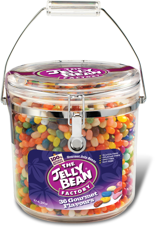 The Jelly Bean Factory - Jelly Bean Factory Jelly Bean Cookie Jar 4.2kg (600x808), Png Download