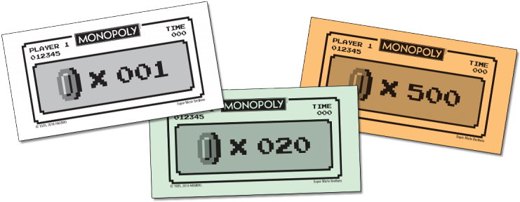 Collect All The Levels And Complete Your Adventure - Super Mario Bros Collector's Edition Monopoly (800x345), Png Download