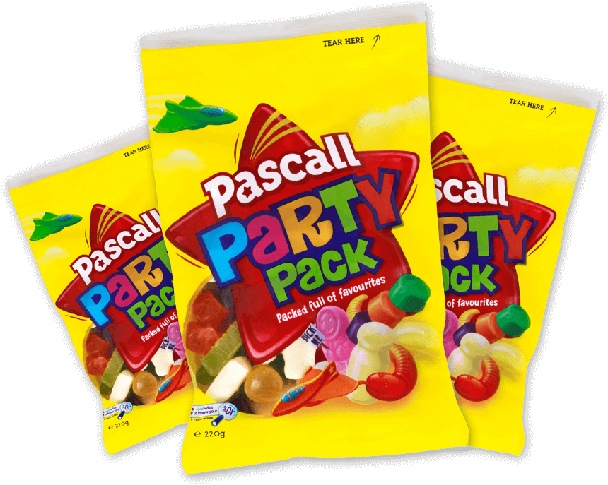 Our Confectioners Have Known For Years That The Must-have - Pascall Party Pack 220g (900x740), Png Download