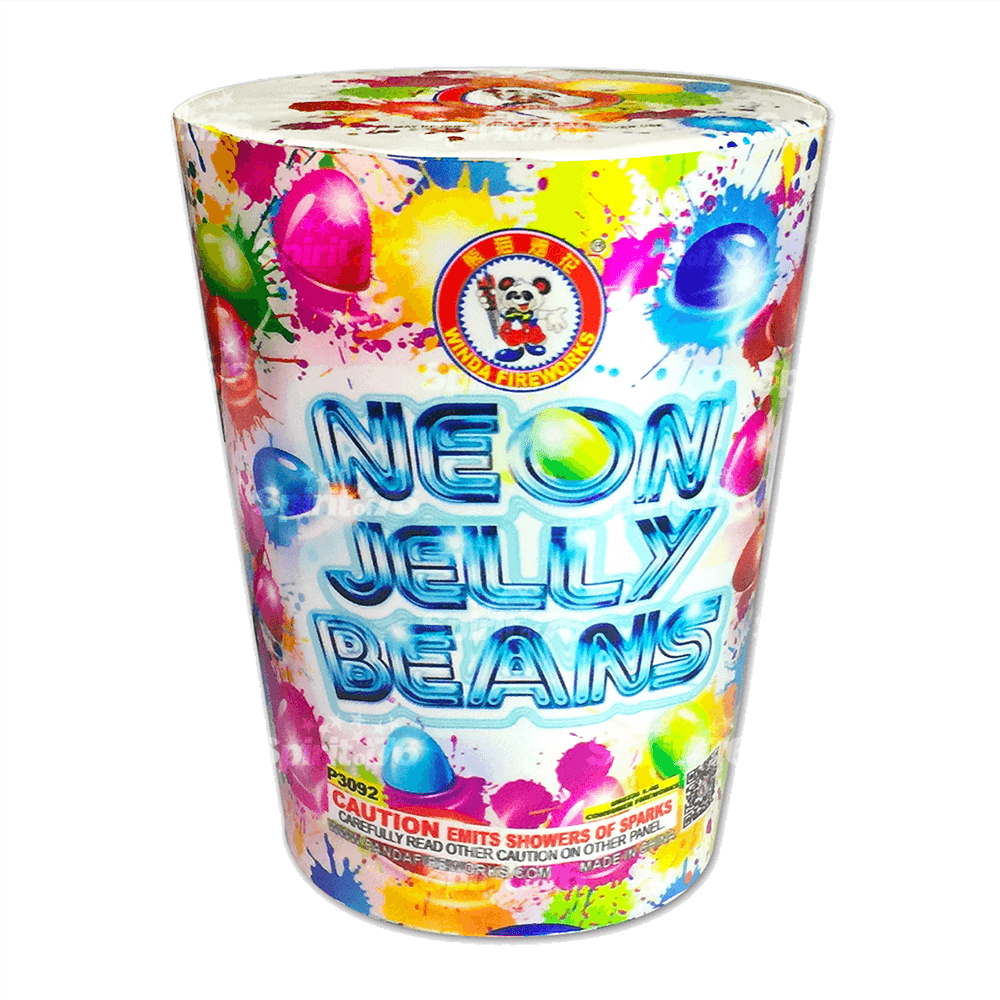 Neon Jelly Beans - Panda Fireworks Group Co., Ltd. (1000x1000), Png Download