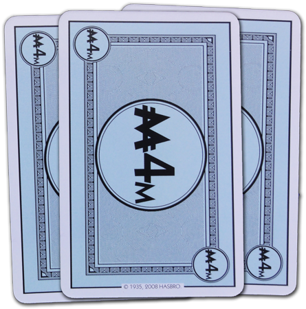$4m Money Card - Monopoly Deal Cards (461x455), Png Download
