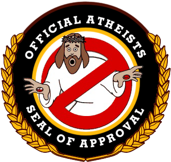 Official Atheists Seal Of Approval - Dr House Blanco Y Negro (350x350), Png Download