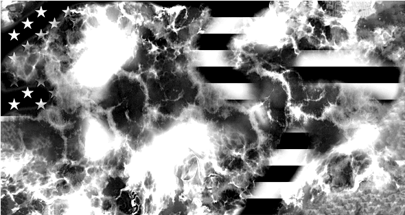 Patriotic Thin Red Line Firefighter Design - Monochrome (1280x720), Png Download